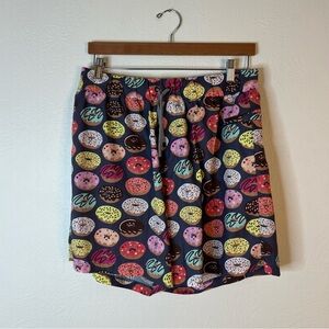 Rabbit Surfs Up 6" Donut Print Shorts UPF 30 Quick Dry Drawstring Size XL